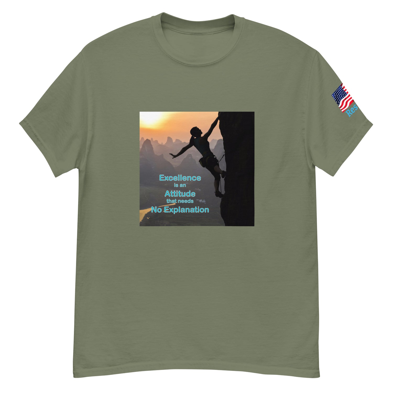 Excellence is an Attitude with No Explanation 100% cotton T-Shirt Mighty Shirt 