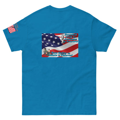 Once Freedom is Gone Patriotic Flag MightyShirt Cotton Unisex T-Shirt