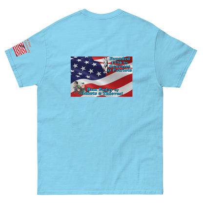 Once Freedom is Gone Patriotic Flag MightyShirt Cotton Unisex T-Shirt