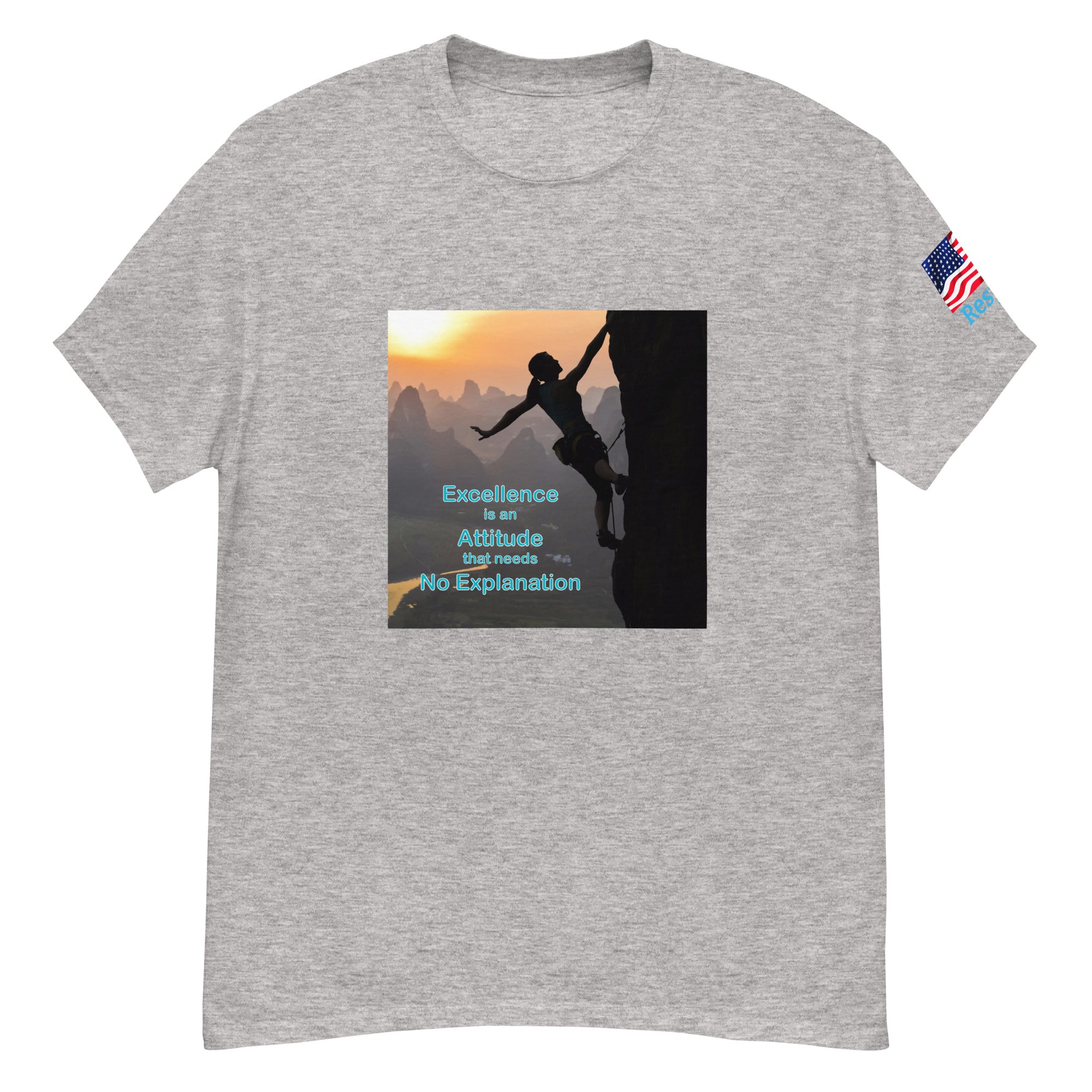 Excellence is an Attitude with No Explanation 100% cotton T-Shirt Mighty Shirt 