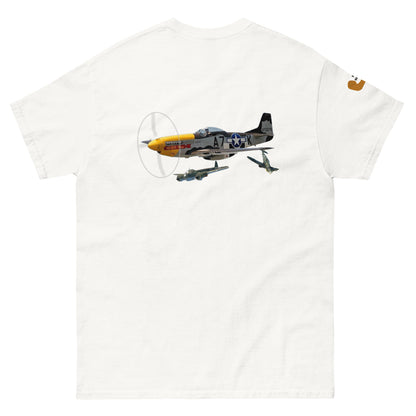 P-51 airplane WW2 unisex T-shirt cotton MightyShirt