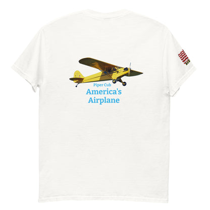 Piper Cub airplane cotton MightyShirt Unisex T-Shirt America 1952