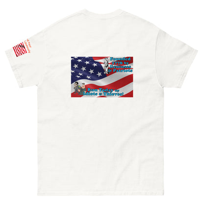 Once Freedom is Gone Patriotic Flag MightyShirt Cotton Unisex T-Shirt