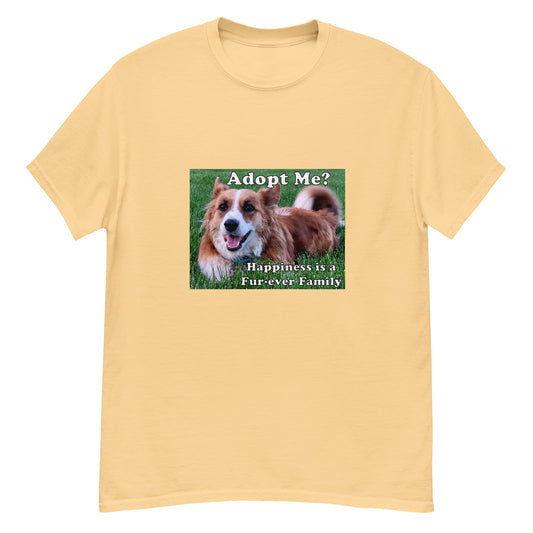 dog rescue adopt Cotton Unisex classic T-Shirt MIghtyShirt
