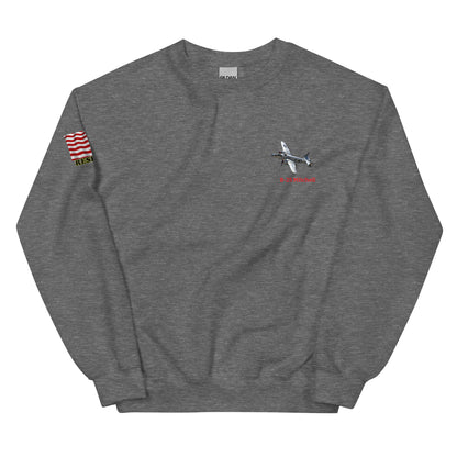 B-25 bomber airplane WW2  unisex sweatshirt MightyShirt cotton