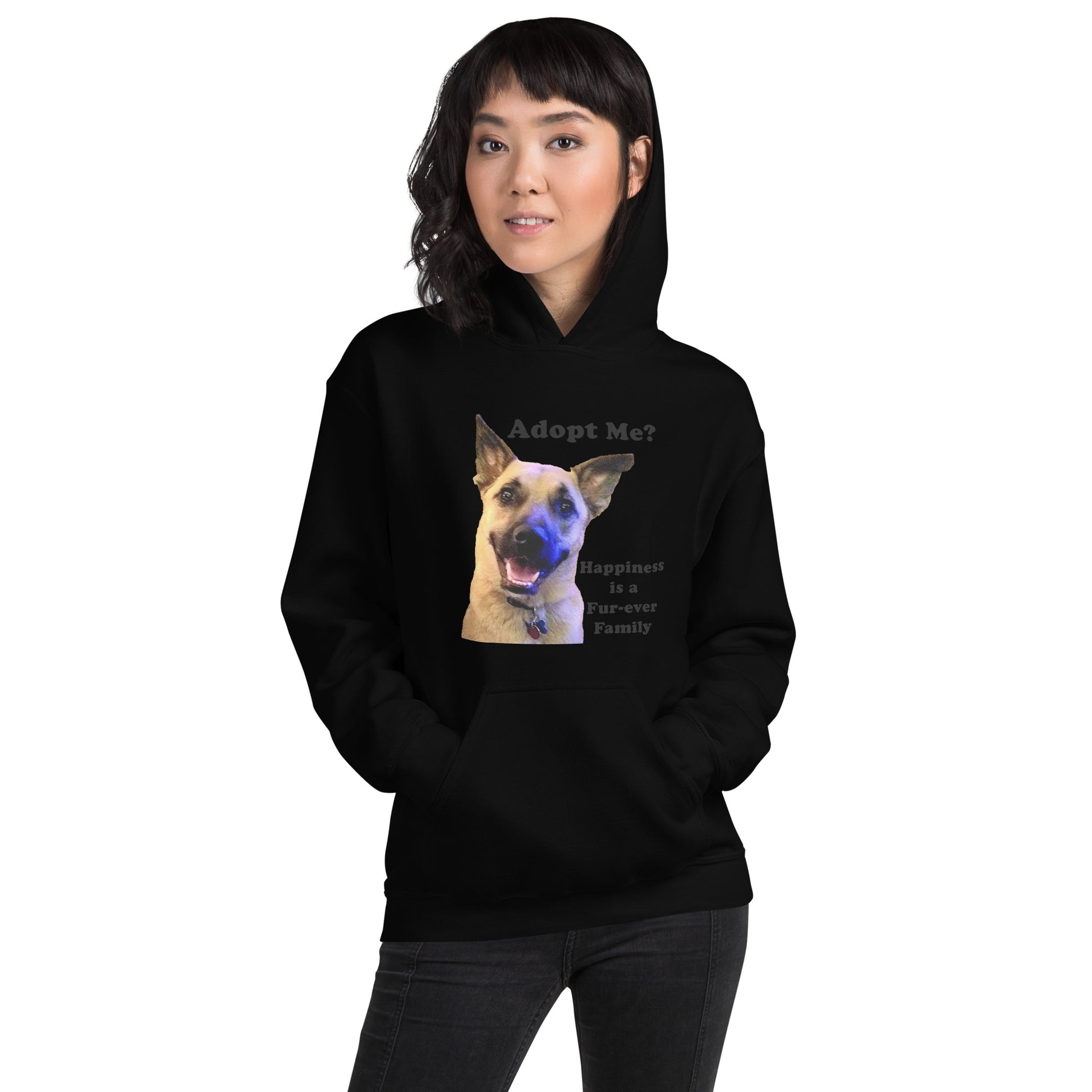 adopt rescue dog premium Unisex Hoodie MightyShirt