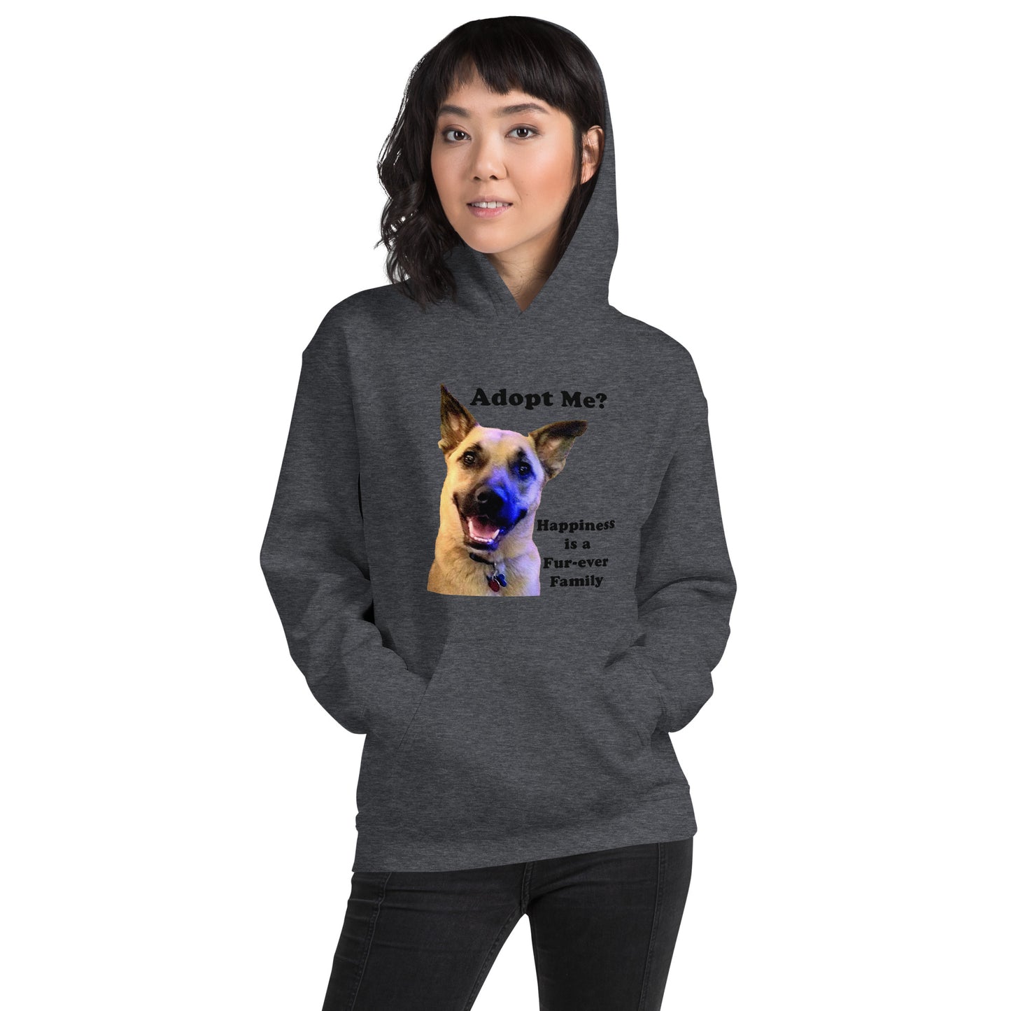 adopt rescue dog premium Unisex Hoodie MightyShirt