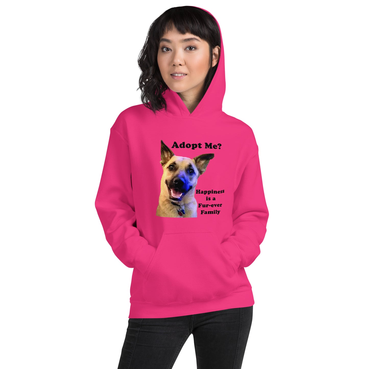 adopt rescue dog premium Unisex Hoodie MightyShirt