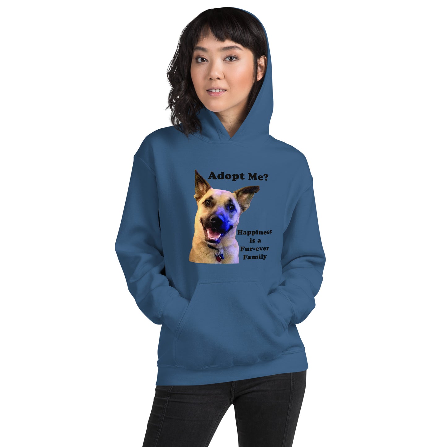 adopt rescue dog premium Unisex Hoodie MightyShirt