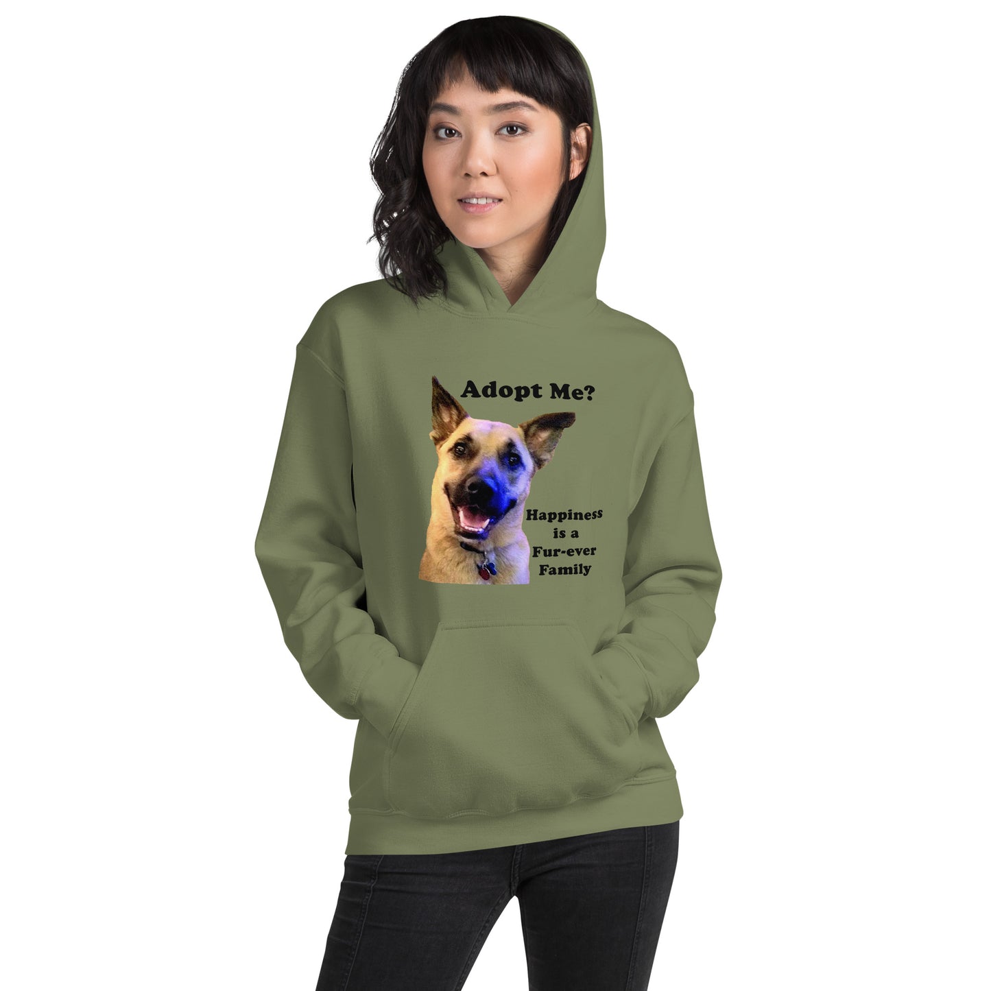 adopt rescue dog premium Unisex Hoodie MightyShirt
