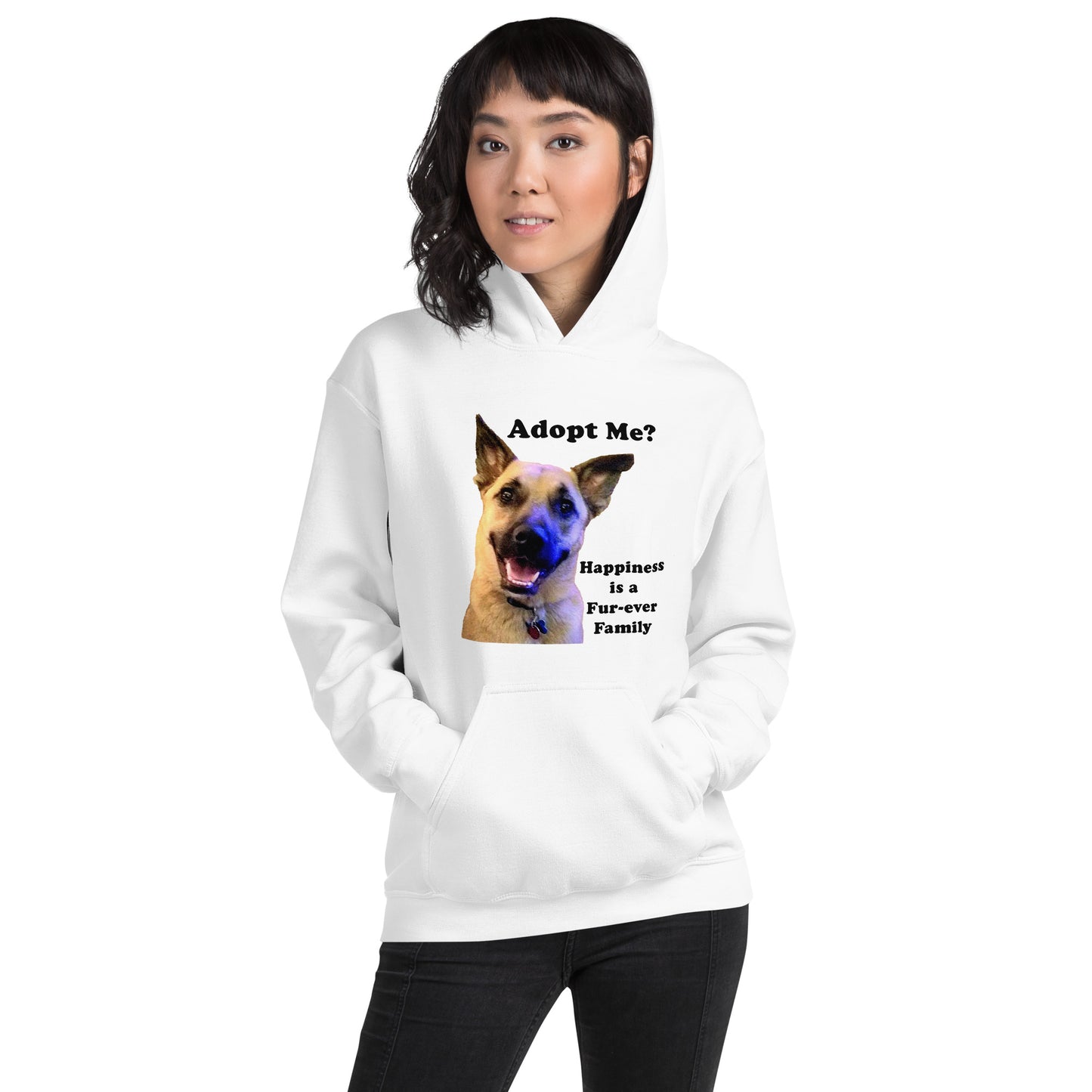 adopt rescue dog premium Unisex Hoodie MightyShirt