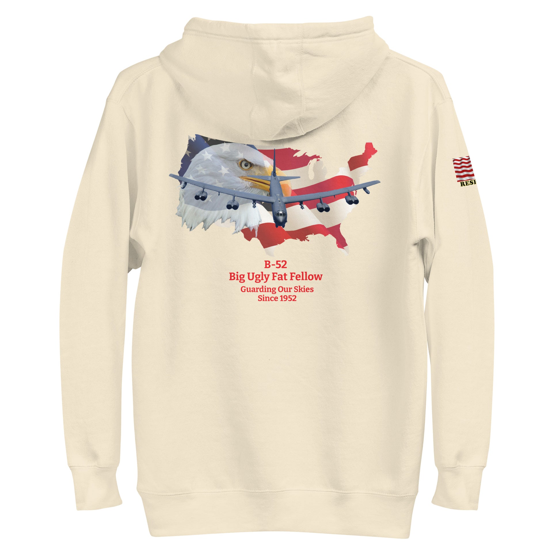 B-52 bomber airplane hoodie MightyShirt 1952 unisex hoodie