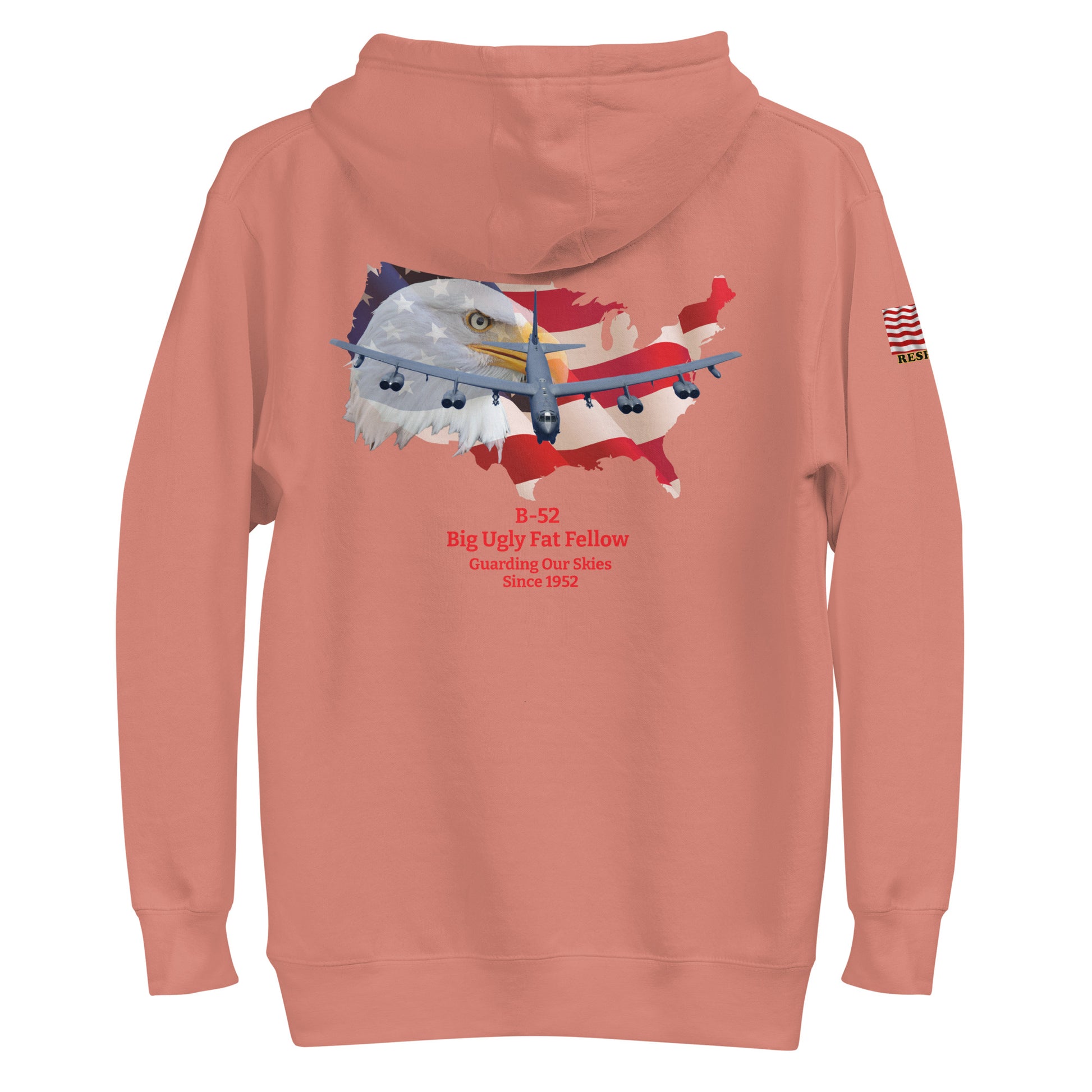 B-52 bomber airplane hoodie MightyShirt 1952 unisex hoodie