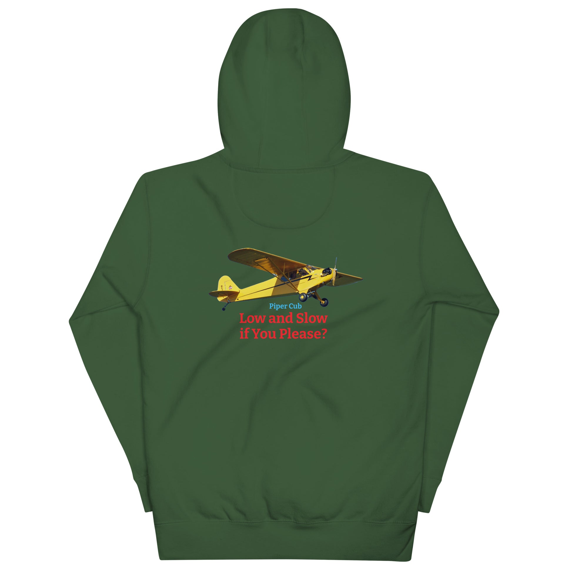 Piper Cub airplane MightyShirt unisex Hoodie America WW2