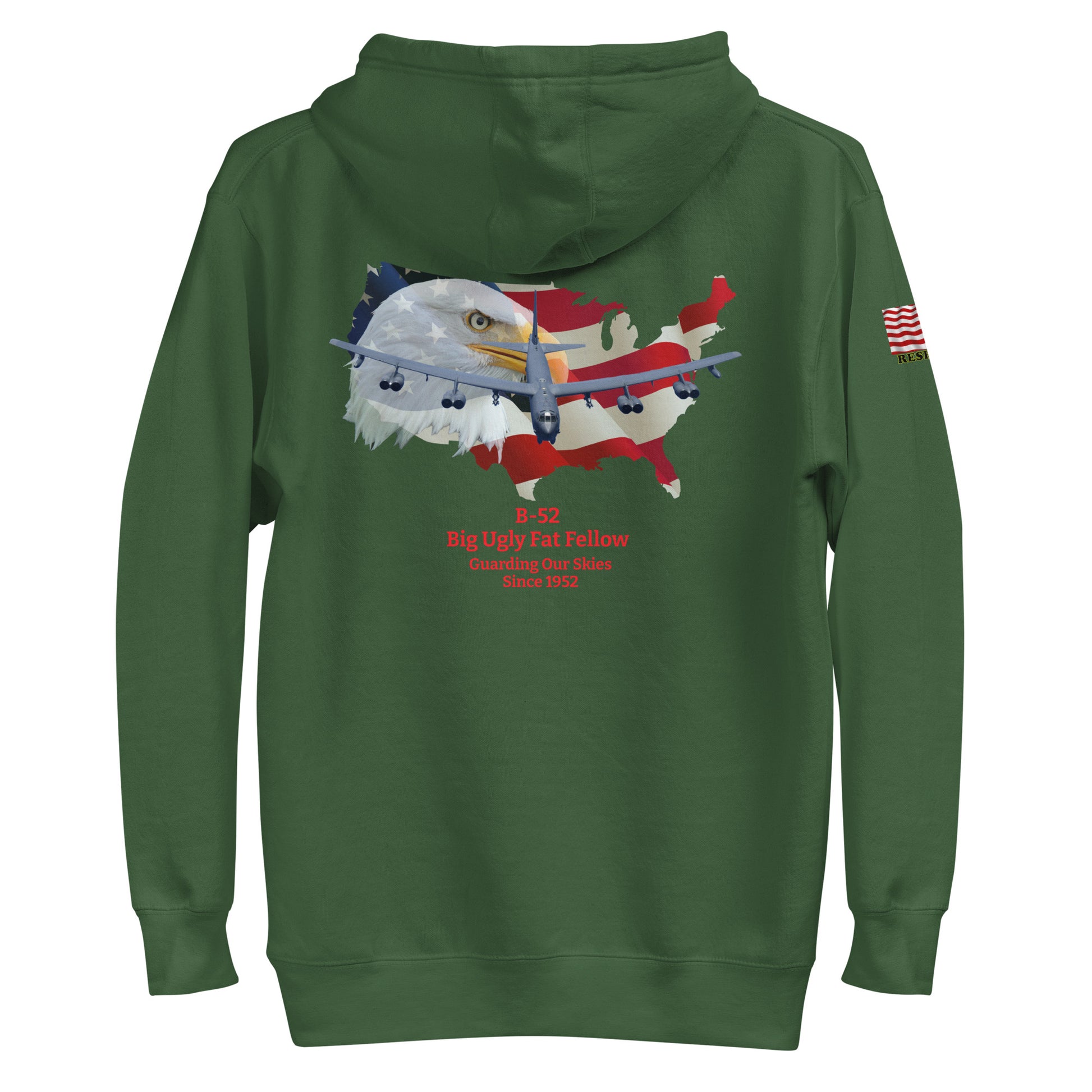 B-52 bomber airplane hoodie MightyShirt 1952 unisex hoodie