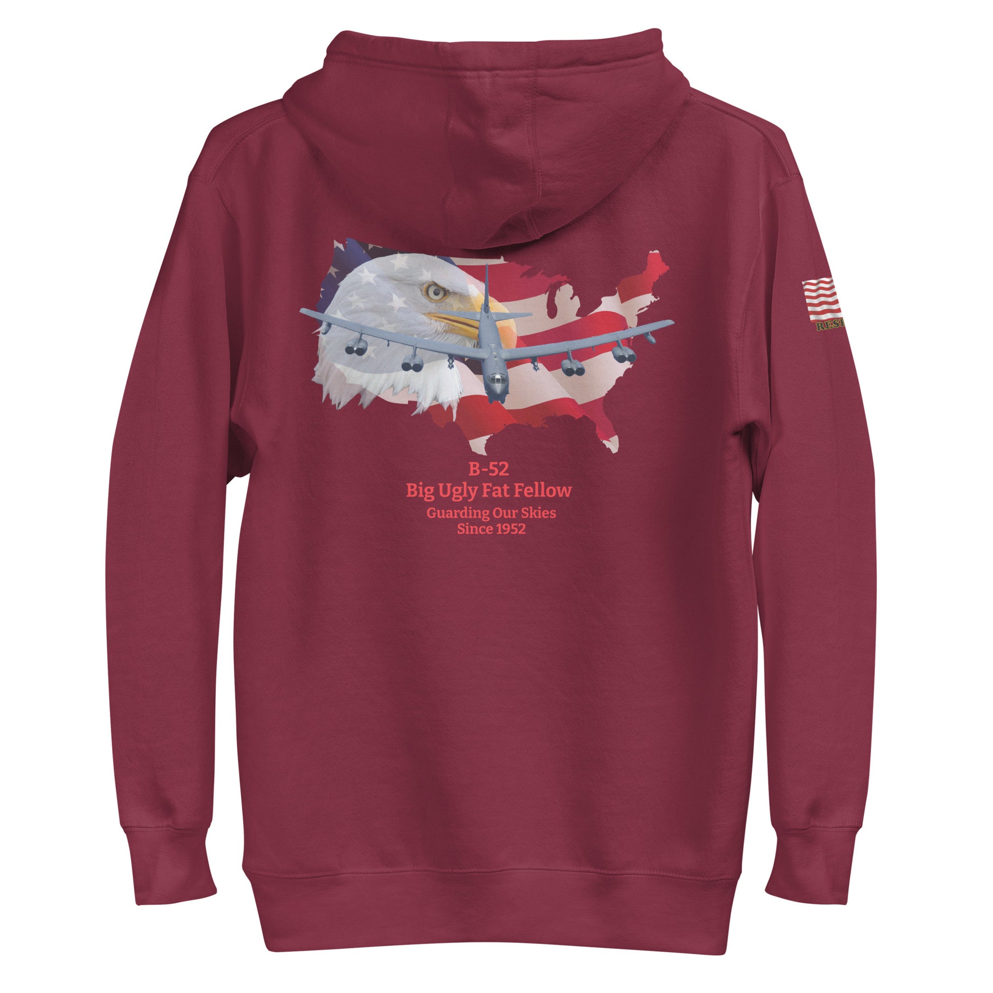 B-52 bomber airplane hoodie MightyShirt 1952 unisex hoodie