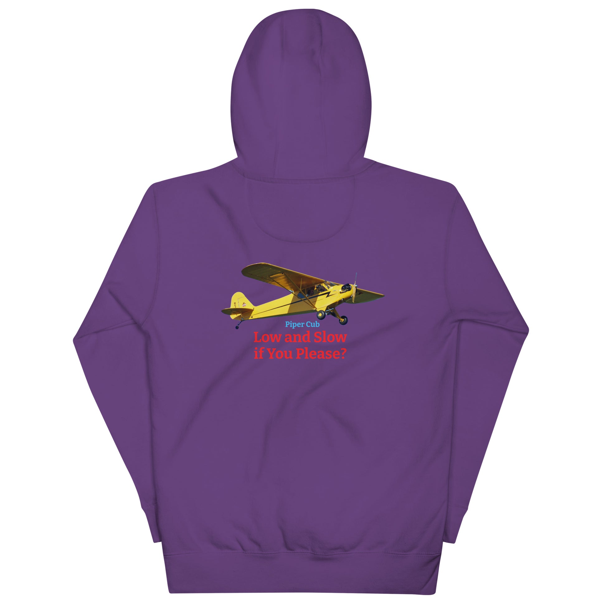 Piper Cub airplane MightyShirt unisex Hoodie America WW2