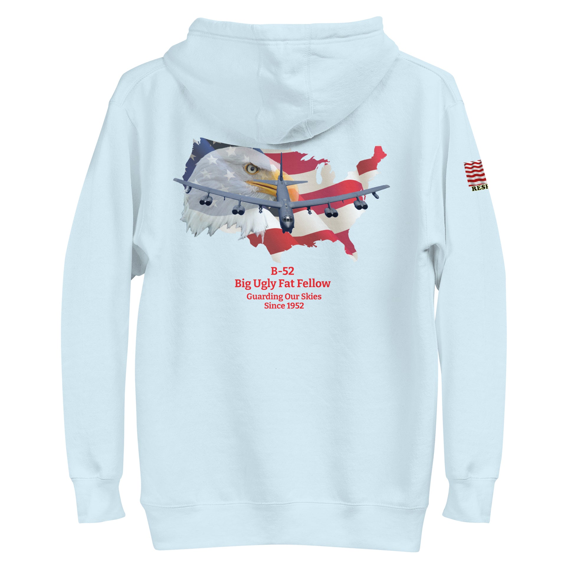 B-52 bomber airplane hoodie MightyShirt 1952 unisex hoodie