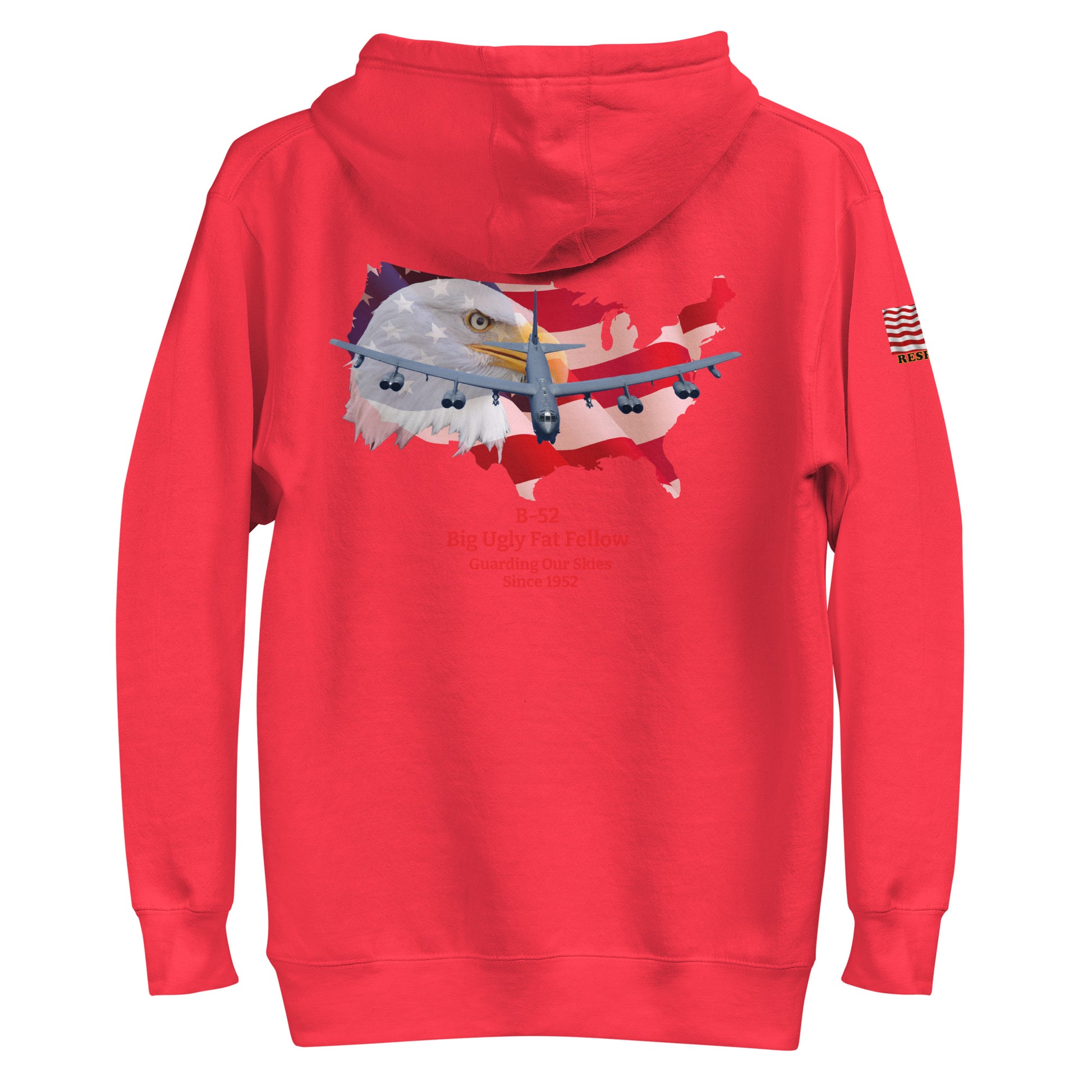 B-52 bomber airplane hoodie MightyShirt 1952 unisex hoodie
