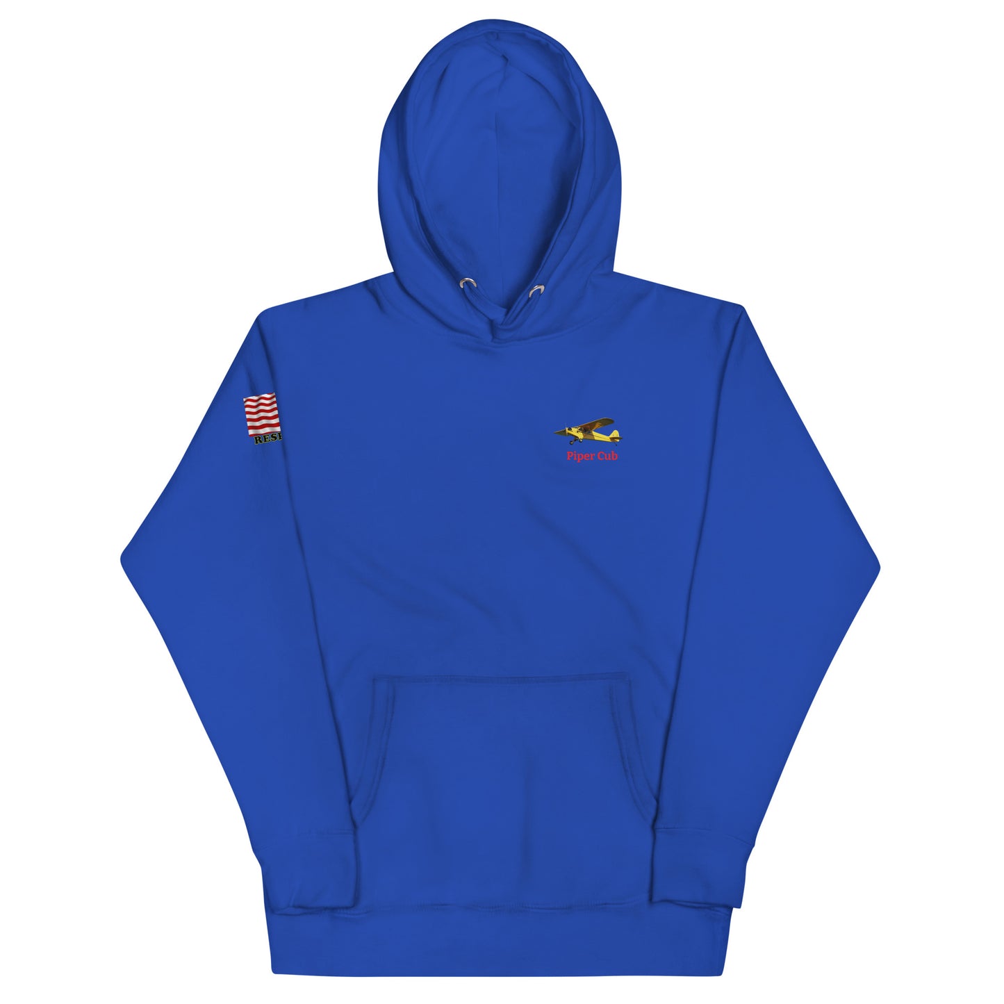 Piper Cub airplane MightyShirt unisex Hoodie America WW2