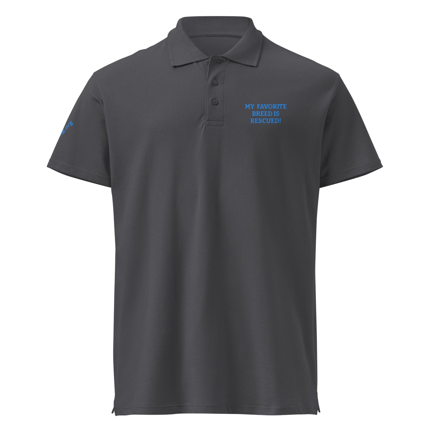 dog rescue love polo shirt embroidered MightyShirt breed favorite SoulDog