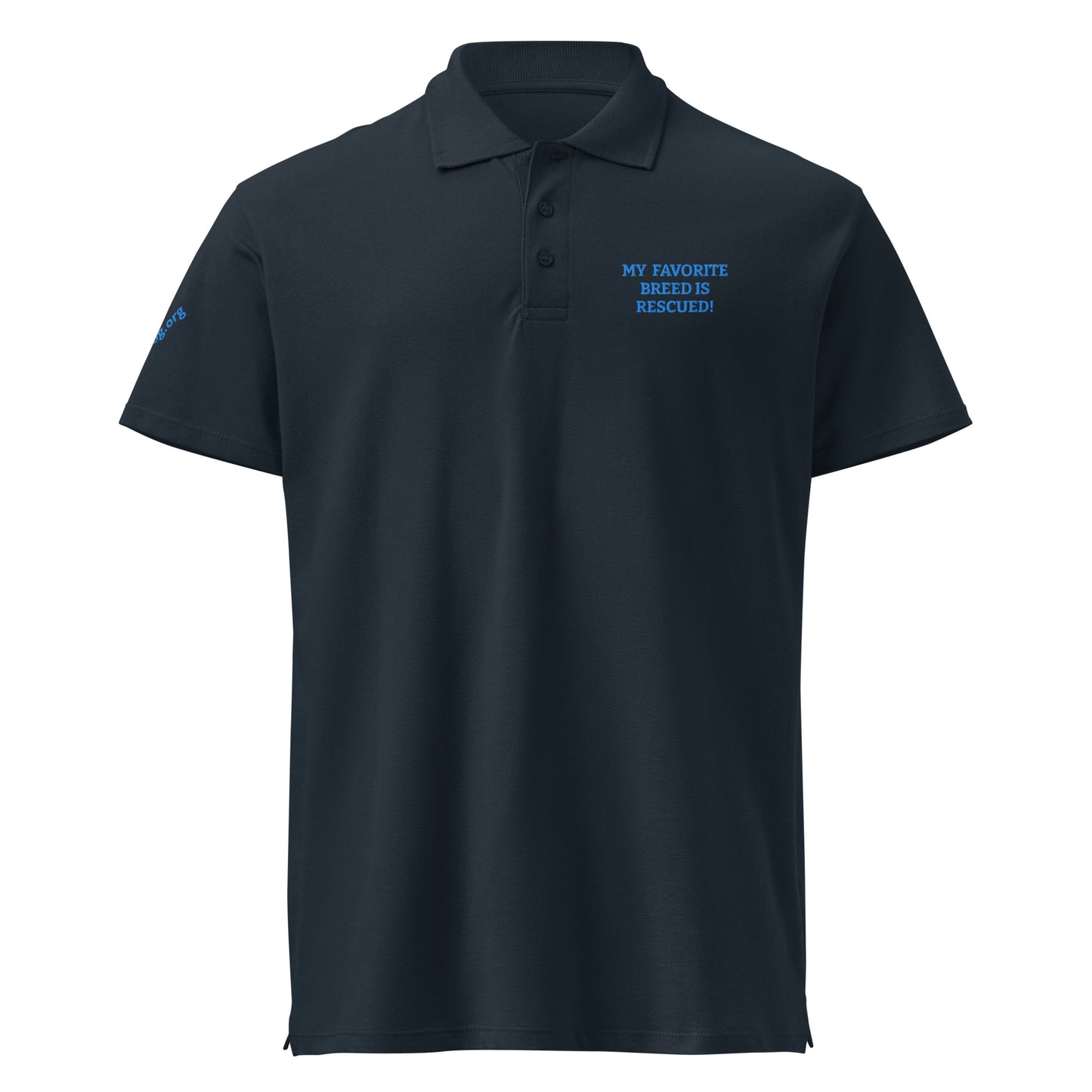 dog rescue love polo shirt embroidered MightyShirt breed favorite SoulDog