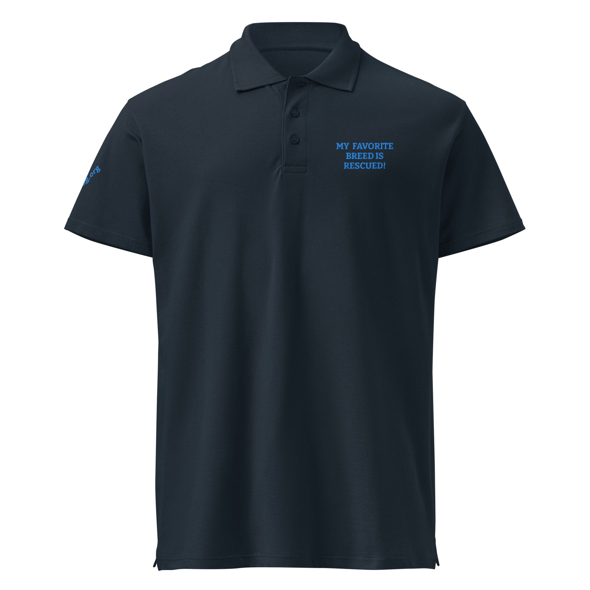 dog rescue love polo shirt embroidered MightyShirt breed favorite SoulDog