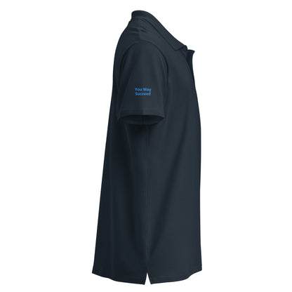 Boldly Dare Fail unisex premium polo shirt MightyShirt embroidered inspire