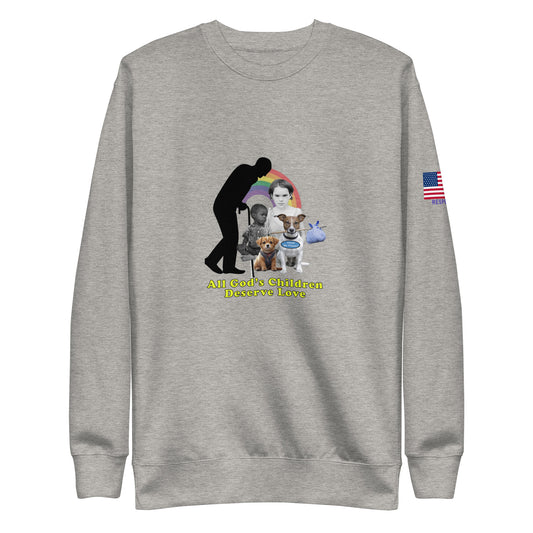 love kindness inspire Unisex Premium Sweatshirt mighty shirt