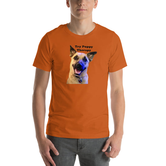 dog rescue cotton try puppy therapy Unisex T-Shirt MIghtyShirt