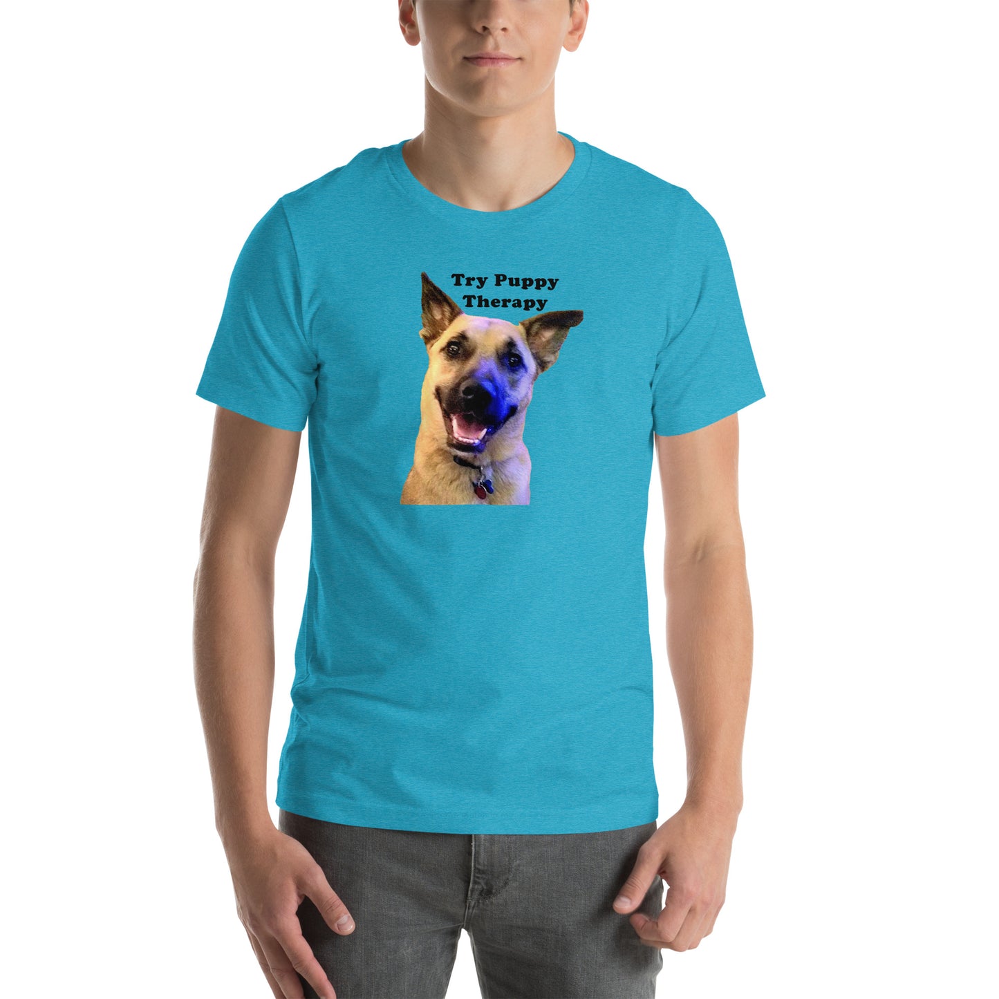 dog rescue cotton try puppy therapy Unisex T-Shirt MIghtyShirt