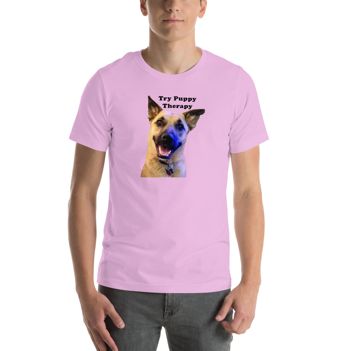 dog rescue cotton try puppy therapy Unisex T-Shirt MIghtyShirt