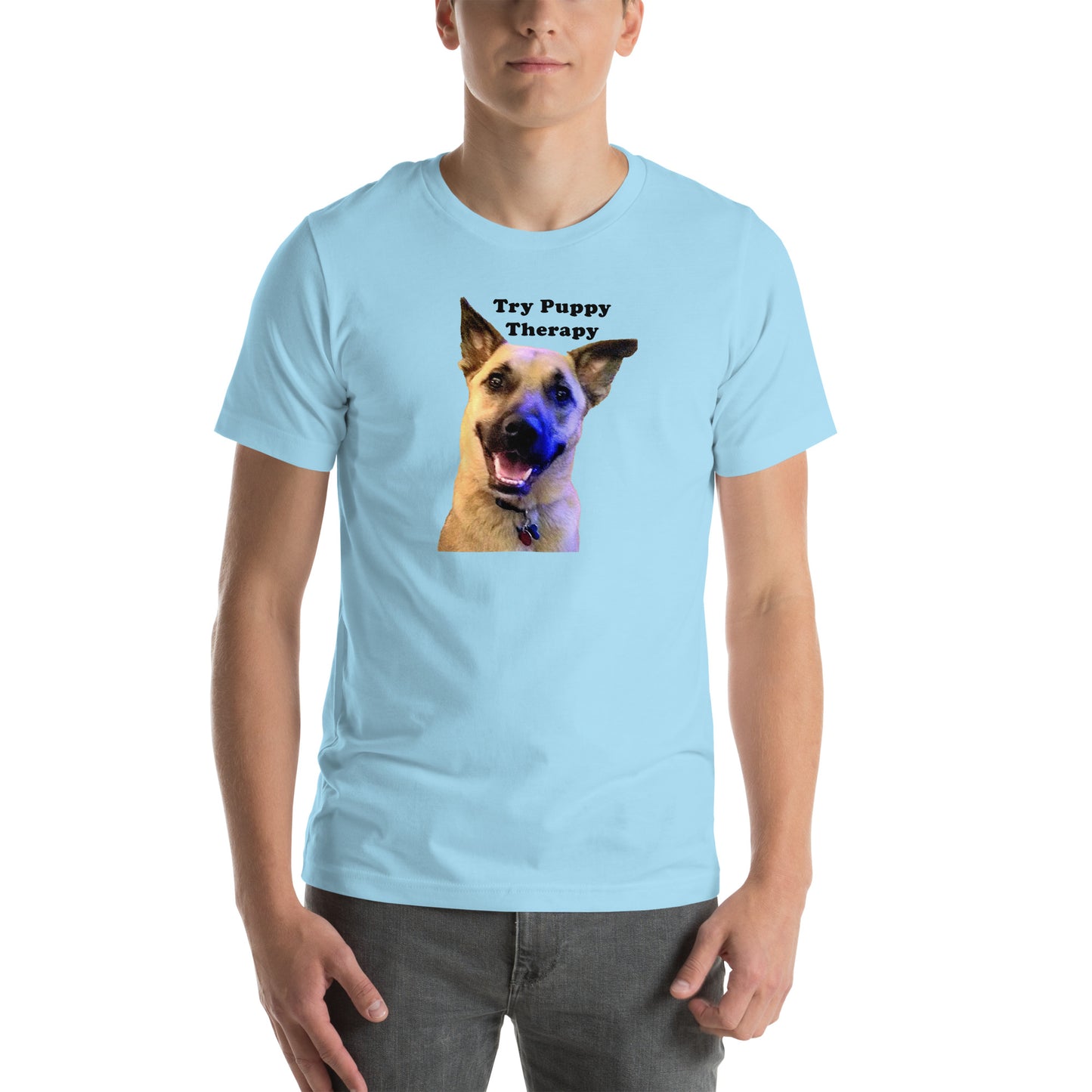 dog rescue cotton try puppy therapy Unisex T-Shirt MIghtyShirt