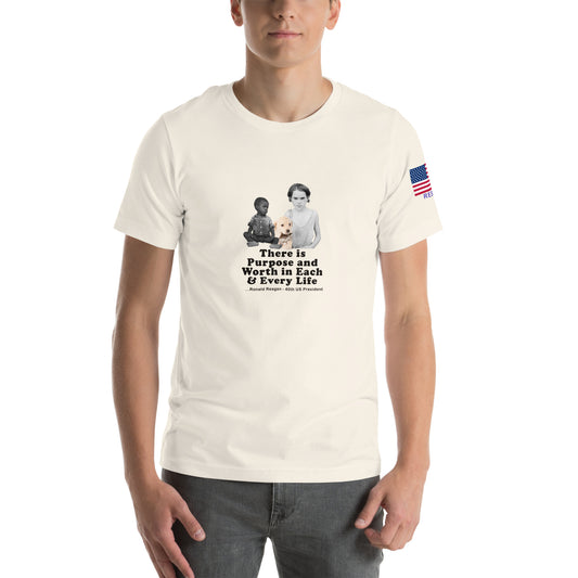 Love Kindness purpose worth 100% Cotton Unisex t-shirt Mighty Shirt