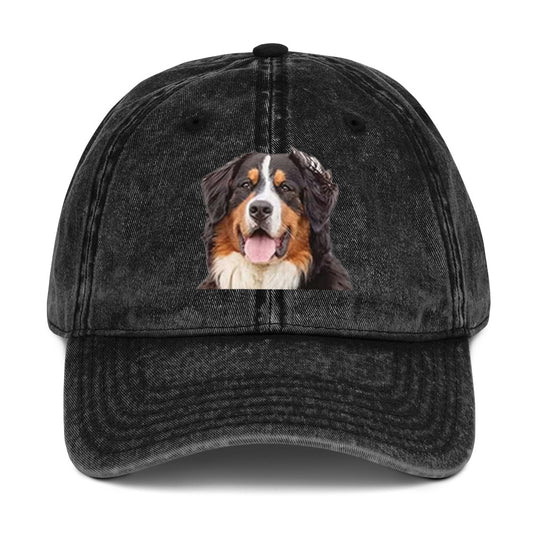 Big Dog Vintage Cotton Twill Cap by Mighty Shirt