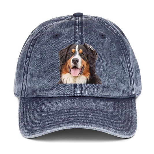 Big Dog Vintage Cotton Twill Cap by Mighty Shirt