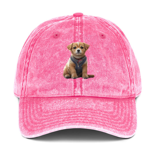 adopt dog rescue Vintage Cotton Twill Cap hat mighty shirt love