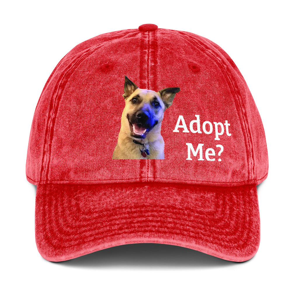 dog rescue cotton twill cap by Mighty Shirt