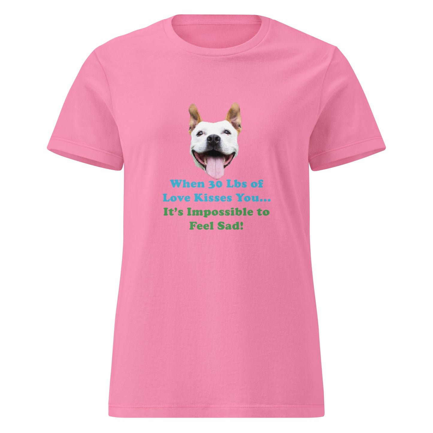 dog rescue love cotton women's T-Shirt MightyShirt
