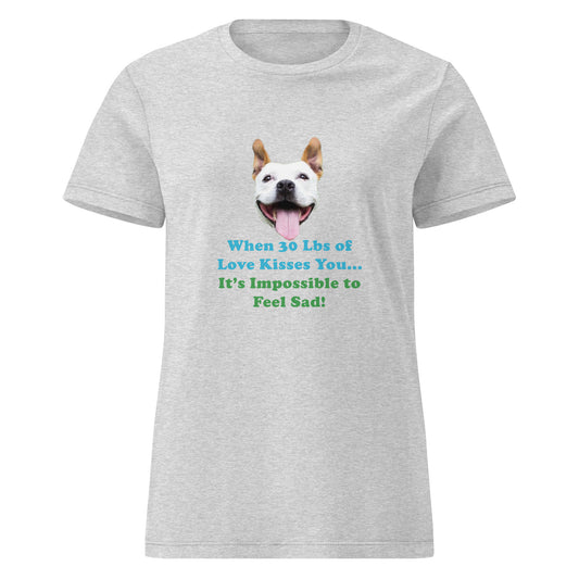 dog rescue love cotton women's T-Shirt MightyShirt