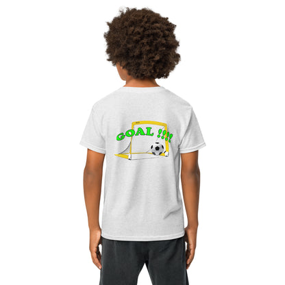 youth kids soccer addict goal! 50/50 blend T-Shirt mighty shirt