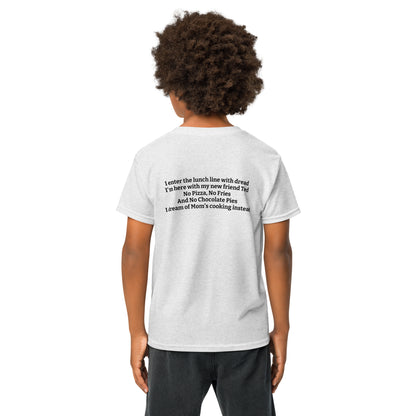 "Lunch Lady says" w/Funny Limerick Youth t-shirt w/Mighty Shirt Attitude