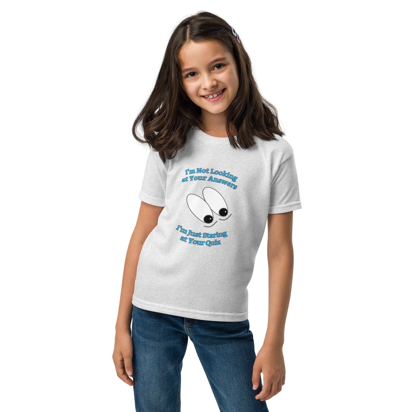 "I'm Not Looking at Your Answers" Funny Youth t-shirt by Mighty Shirt