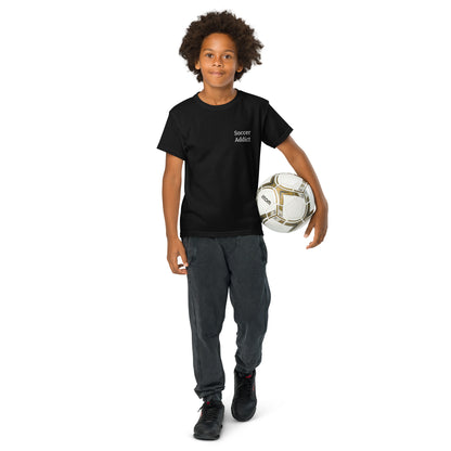 youth kids soccer addict goal! 50/50 blend T-Shirt mighty shirt