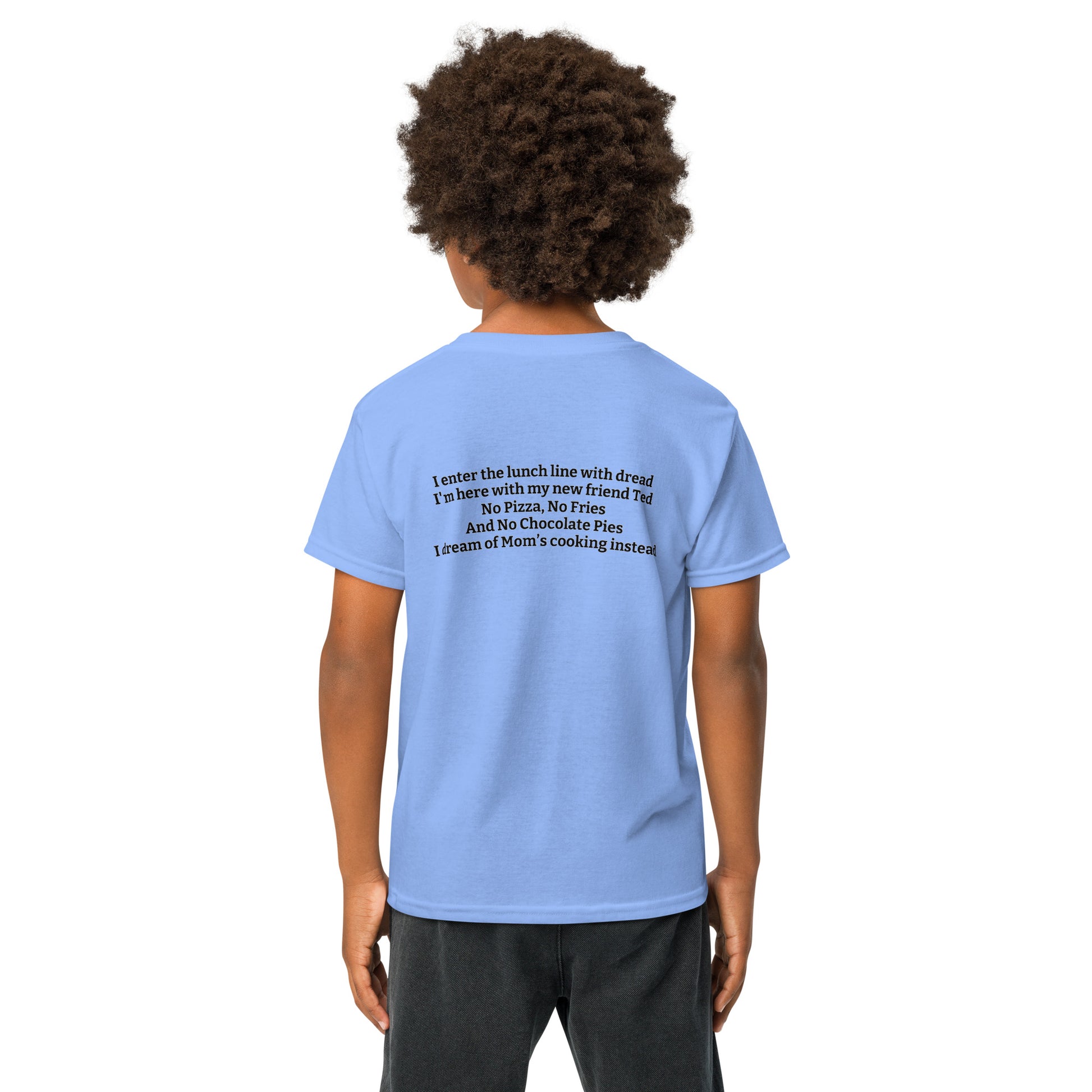"Lunch Lady says" w/Funny Limerick Youth t-shirt w/Mighty Shirt Attitude