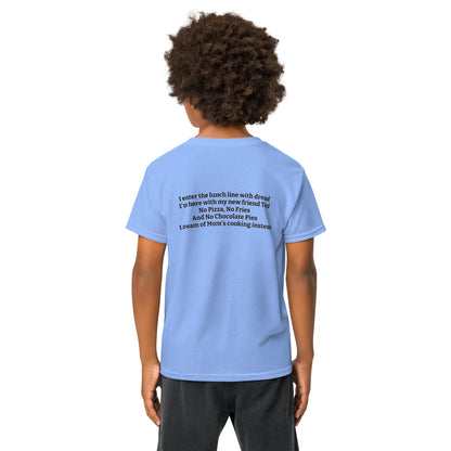 "Lunch Lady says" w/Funny Limerick Youth t-shirt w/Mighty Shirt Attitude