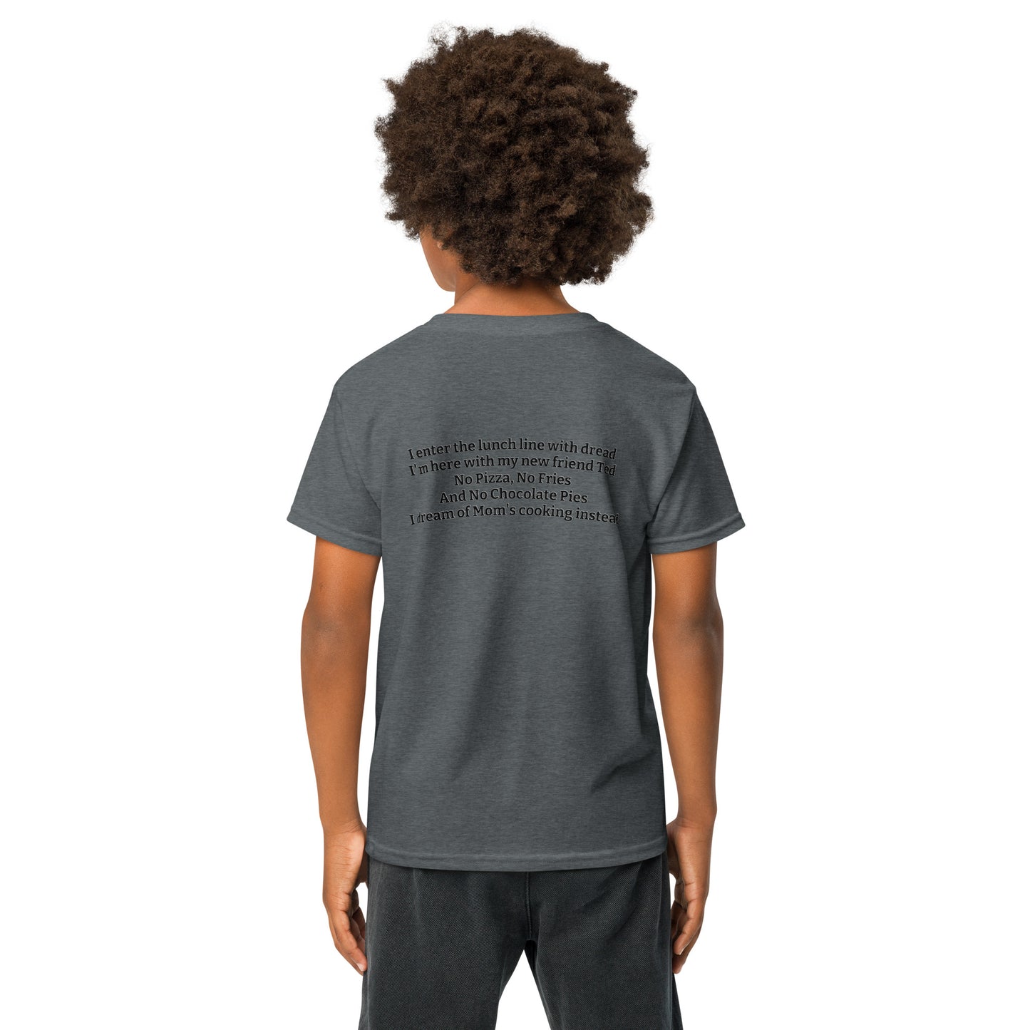 "Lunch Lady says" w/Funny Limerick Youth t-shirt w/Mighty Shirt Attitude
