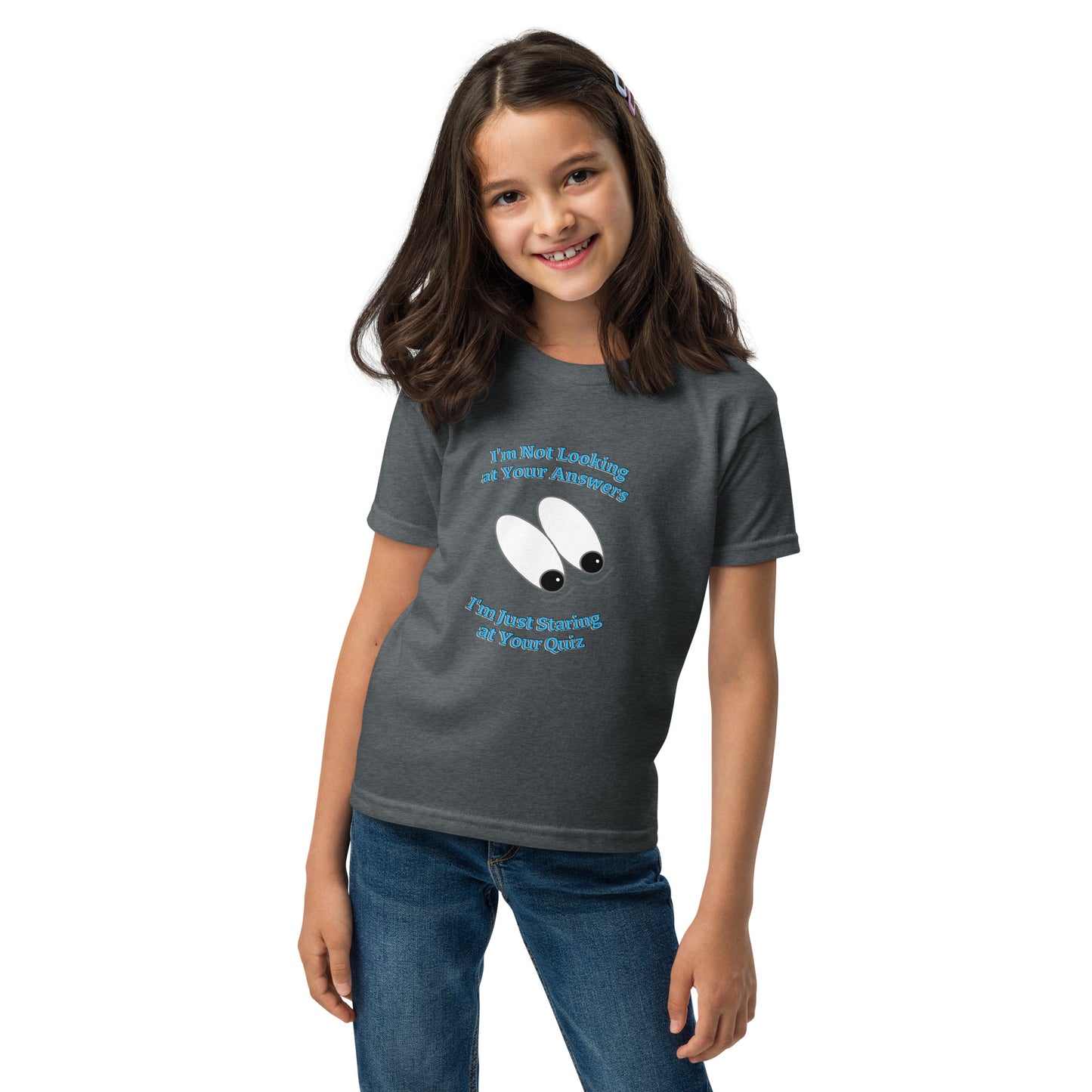 "I'm Not Looking at Your Answers" Funny Youth t-shirt by Mighty Shirt