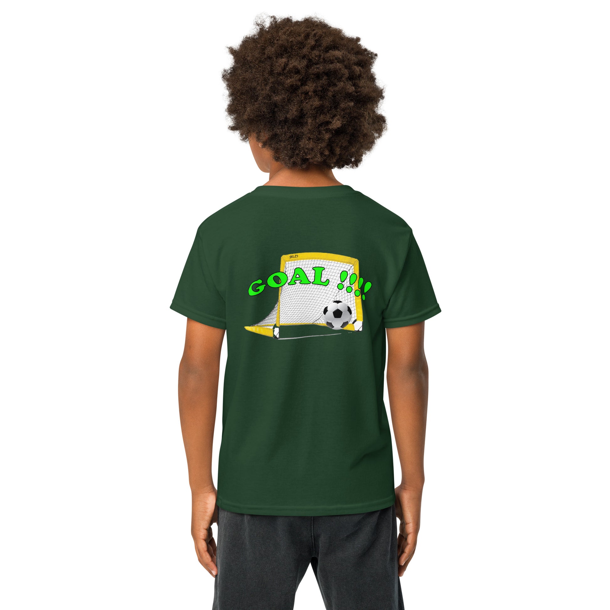 more soccer less screen time kids youth 50/50 blend T-shirt mighty shirt