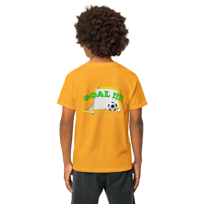 youth kids soccer addict goal! 50/50 blend T-Shirt mighty shirt